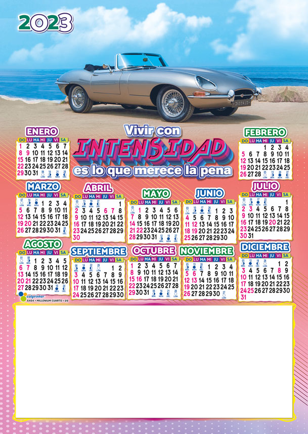 Almanaque Millenium Cartón ¼ 